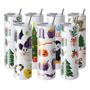 8 Pack Straight Sublimation Tumblers, 30 oz Blank Tumbler Bulk, Stainless Steel Double Wall Tumbler Cups with V952-KBJPJTJBXG8J1O806V0
