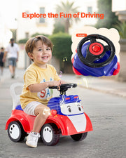 Ride On Toddler Push Car, Push Car for Toddler 19 to 36 Months, Kids Ride On Toy with Music & Under-seat V952-KBKETCZSTCHSXICER001V9