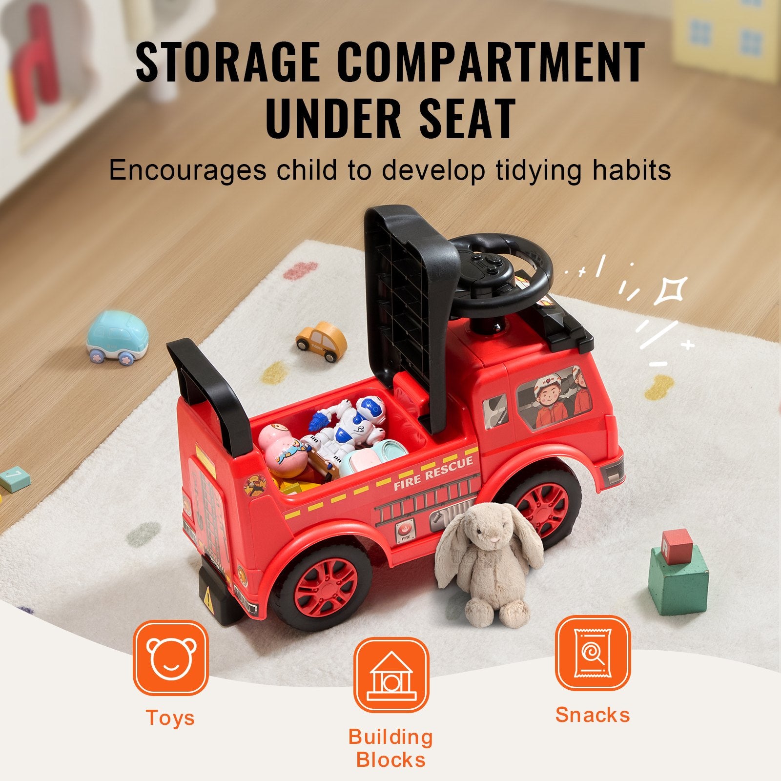 Ride On Push Car for Toddlers, Ages 1-3, Ride Racer, Sit to Stand Toddler Ride On Toy, Classic Kids Ride On V952-KBKETCZSTCXFHGN7XV9