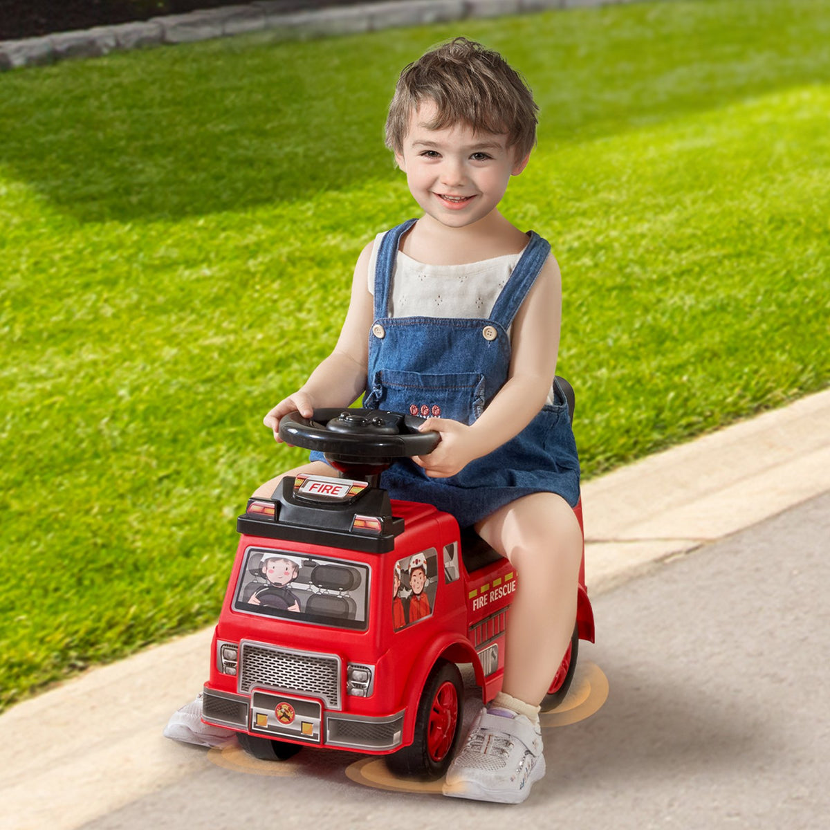 Ride On Push Car for Toddlers, Ages 1-3, Ride Racer, Sit to Stand Toddler Ride On Toy, Classic Kids Ride On V952-KBKETCZSTCXFHGN7XV9