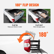Truck Bed Extender, Aluminum Retractable Tailgate Extender, 131cm-162.6cm Adjustable Length, Fits for V952-KCCKZKHSLHJ4KC60EV0