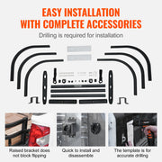 Truck Bed Extender, Aluminum Retractable Tailgate Extender, 131cm-162.6cm Adjustable Length, Fits for V952-KCCKZKHSLHJ4KC60EV0