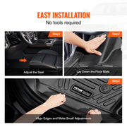 Automotive Floor Mats Fits for Chevrolet Silverado/GMC Sierra 1500 3 pcs V952-KCDBDXFLSILVY37NOV0
