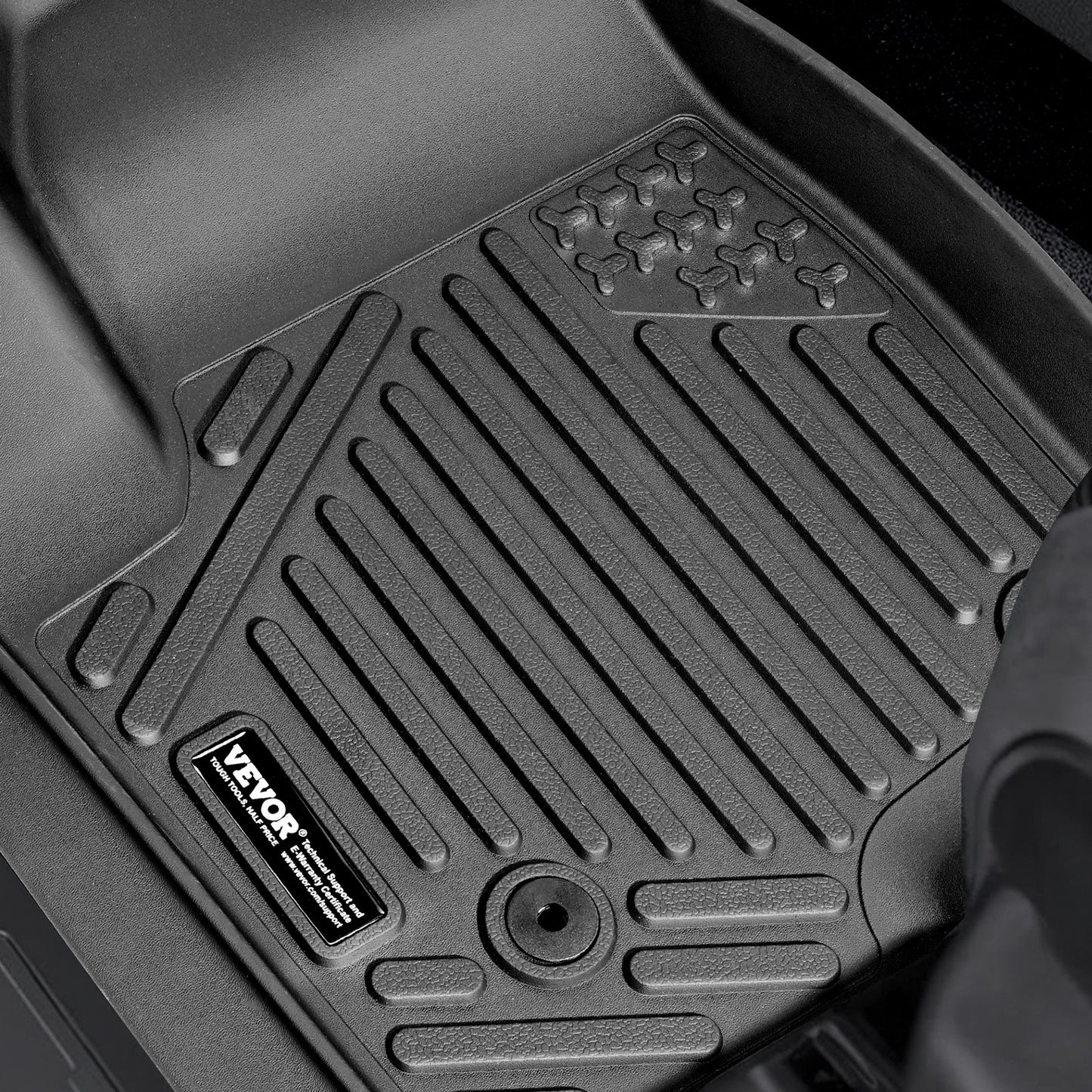 Automotive Floor Mats Fits for Chevrolet Silverado/GMC Sierra 1500 3 pcs V952-KCDBDXFLSILVY37NOV0
