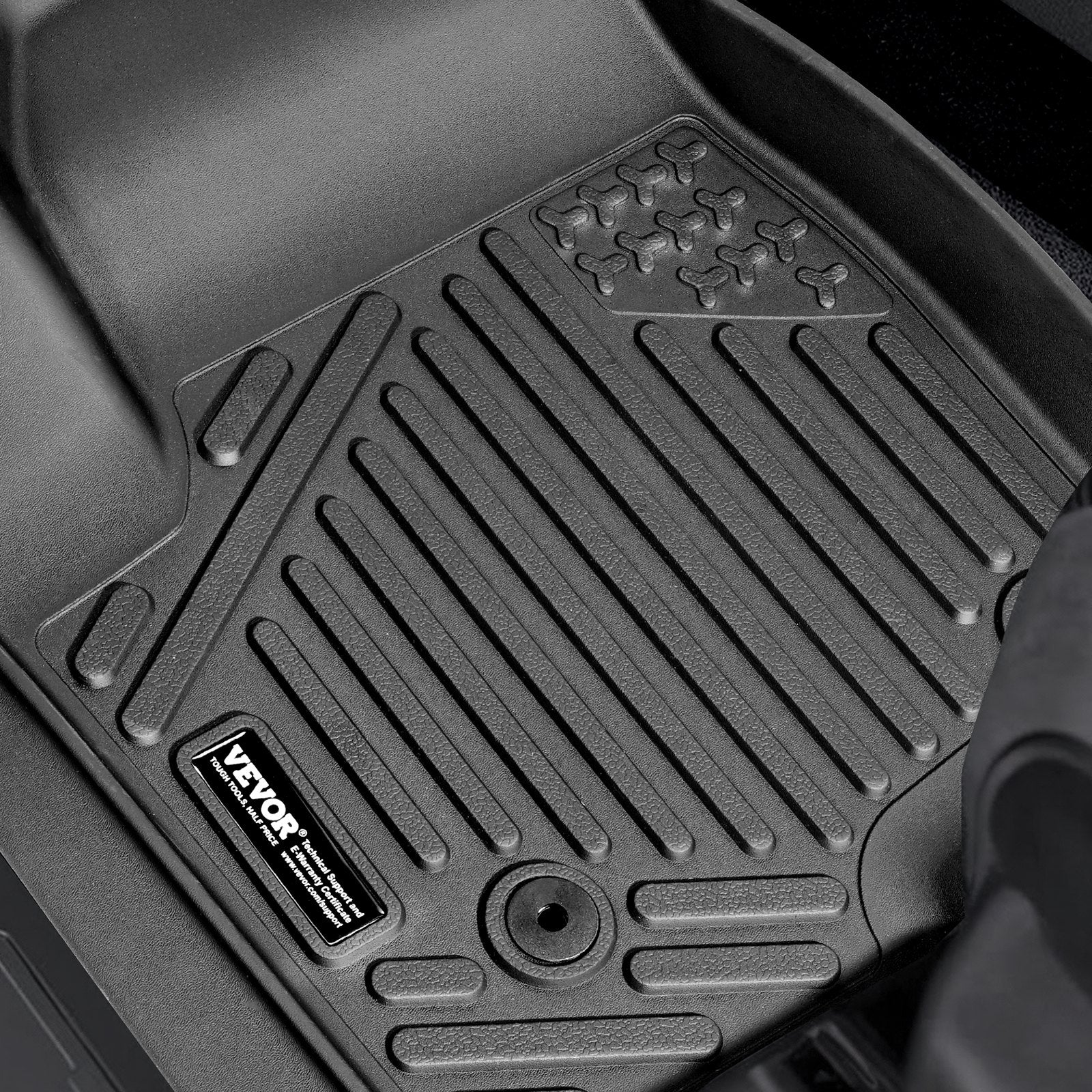 Automotive Floor Mats Fits for Chevrolet Silverado/GMC Sierra 1500 3 pcs V952-KCDBDXFLSILVY37NOV0