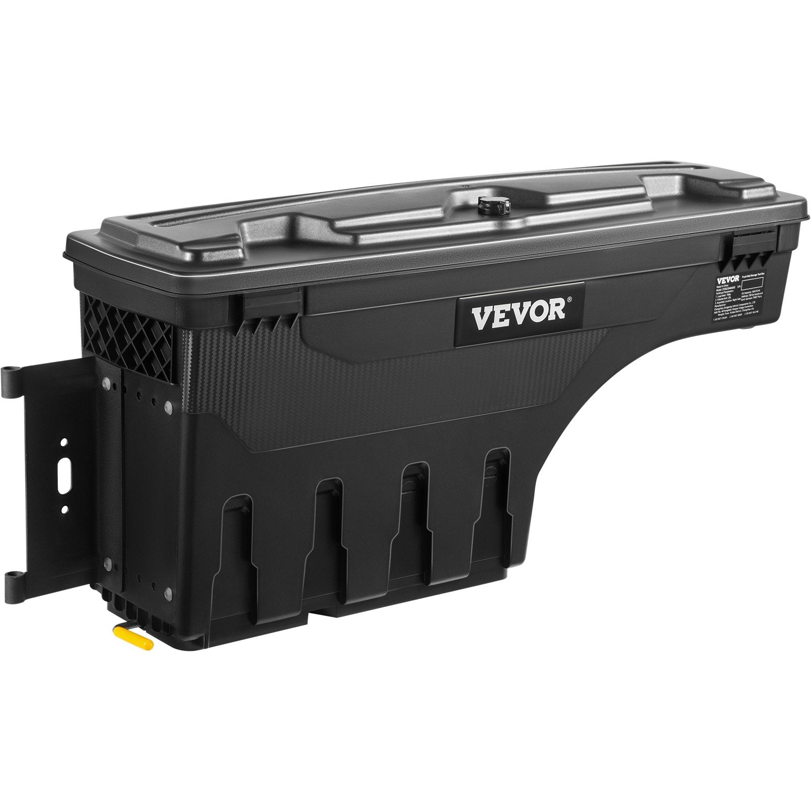 Truck Bed Storage Box, Lockable Swing Case with Password Padlock, 6.6 Gal/25 L ABS Wheel Well Tool Box, V952-KCLJGFORDF150N5OTV0