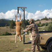Truck Hitch Game Hoist, 300 lbs Load Capacity, Hunting Deer Hoist with 2-inch Receiver, 360-Degree Swivel V952-KCSSLSHL300L2ACZE001V0