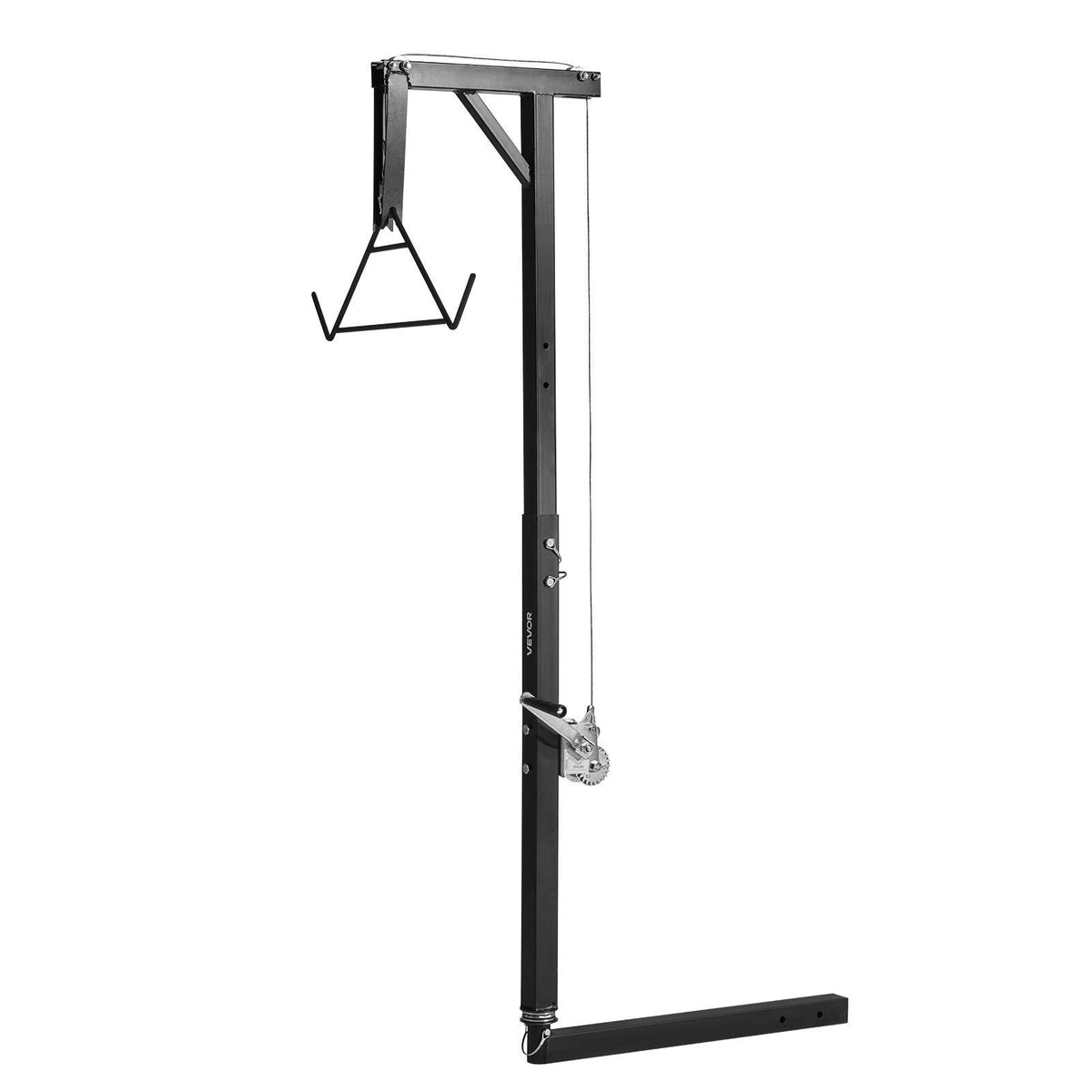 Truck Hitch Game Hoist, 300 lbs Load Capacity, Hunting Deer Hoist with 2-inch Receiver, 360-Degree Swivel V952-KCSSLSHL300L2ACZE001V0