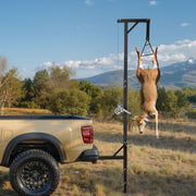 Truck Hitch Game Hoist, 600 lbs Load Capacity, Hunting Deer Hoist with 2-inch Receiver, 360-Degree Swivel V952-KCSSLSHL600LDZE1M001V0