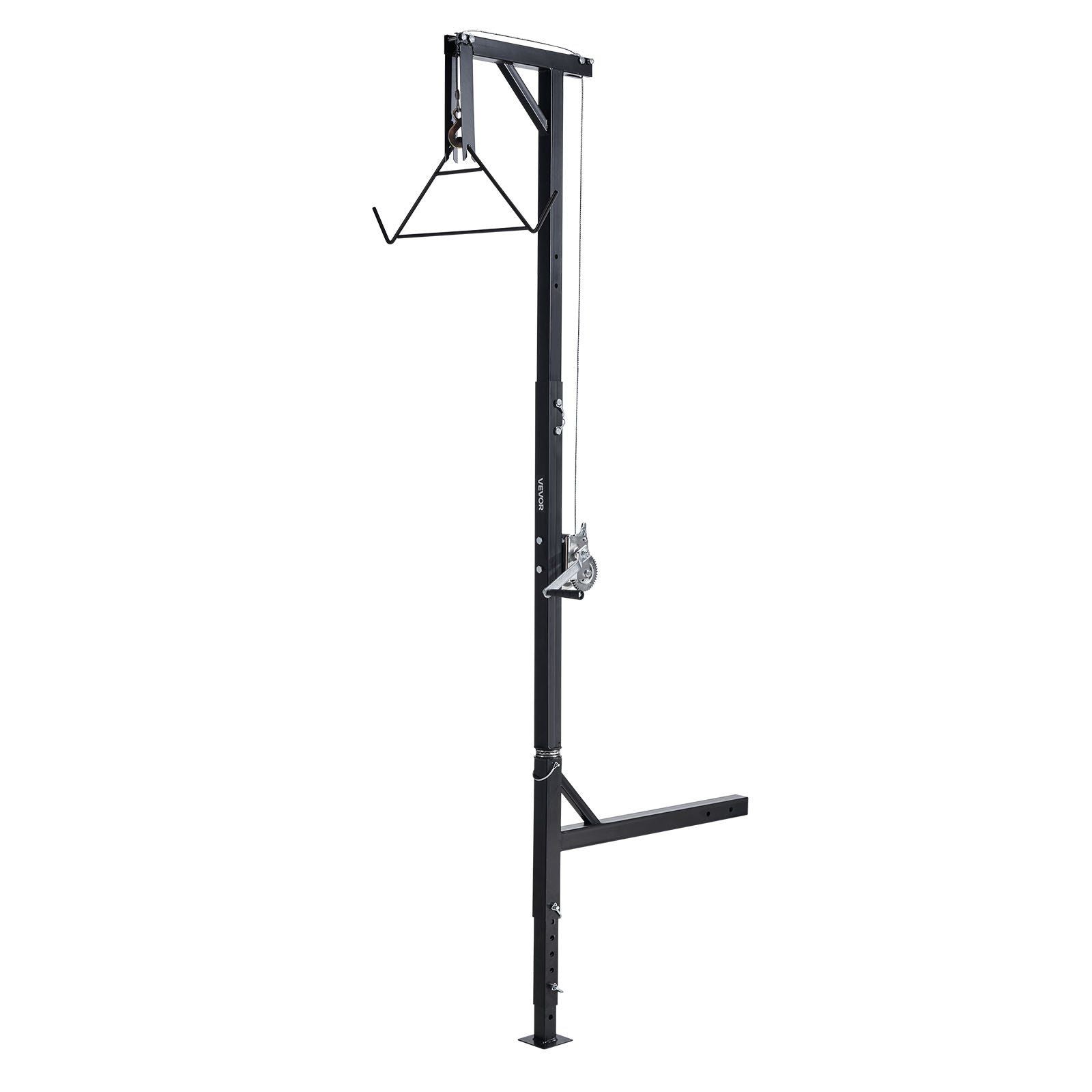Truck Hitch Game Hoist, 600 lbs Load Capacity, Hunting Deer Hoist with 2-inch Receiver, 360-Degree Swivel V952-KCSSLSHL600LDZE1M001V0