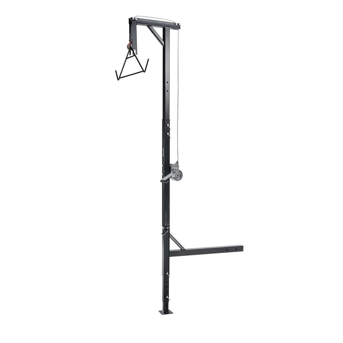 Truck Hitch Game Hoist, 600 lbs Load Capacity, Hunting Deer Hoist with 2-inch Receiver, 360-Degree Swivel V952-KCSSLSHL600LDZE1M001V0
