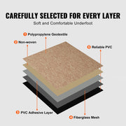 Carpet Tiles Reusable, 20"x 20" Carpet Squares With Padding Attached, Soft Padded Carpet Tiles, Easy Install V952-KCXFKDT2020YE3HSRV0