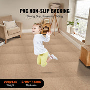 Carpet Tiles Reusable, 20"x 20" Carpet Squares With Padding Attached, Soft Padded Carpet Tiles, Easy Install V952-KCXFKDT2020YE3HSRV0