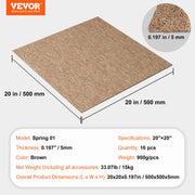 Carpet Tiles Reusable, 20"x 20" Carpet Squares With Padding Attached, Soft Padded Carpet Tiles, Easy Install V952-KCXFKDT2020YE3HSRV0