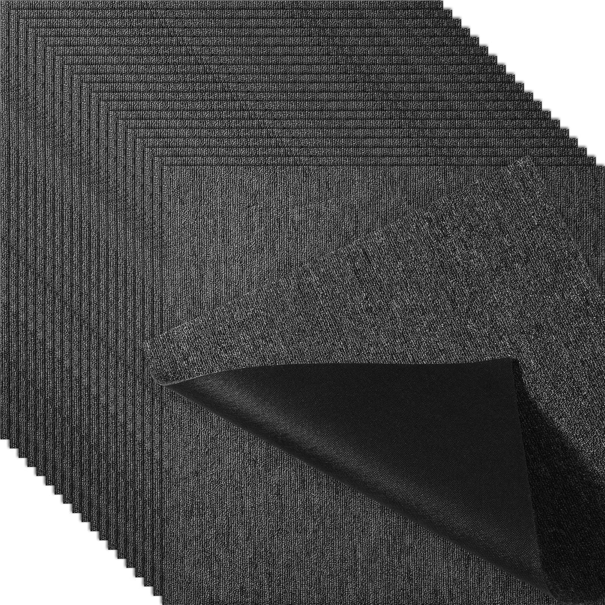 Carpet Tiles Reusable, 20"x 20" Carpet Squares With Padding Attached, Soft Padded Carpet Tiles, Easy Install V952-KCXFKDT2020YI2QM3V0