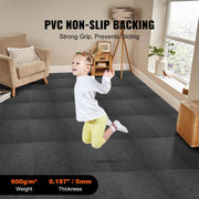Carpet Tiles Reusable, 20"x 20" Carpet Squares With Padding Attached, Soft Padded Carpet Tiles, Easy Install V952-KCXFKDT2020YI2QM3V0