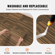 Carpet Tiles Reusable, 20"x 20"Carpet Squares With Padding Attached, Soft Padded Carpet Tiles, Easy Install V952-KCXFKDT2020YPI6HYV0