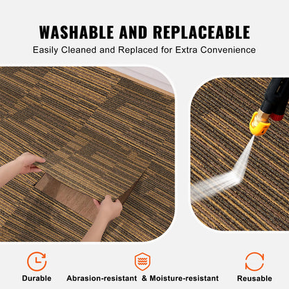Carpet Tiles Reusable, 20"x 20"Carpet Squares With Padding Attached, Soft Padded Carpet Tiles, Easy Install V952-KCXFKDT2020YPI6HYV0