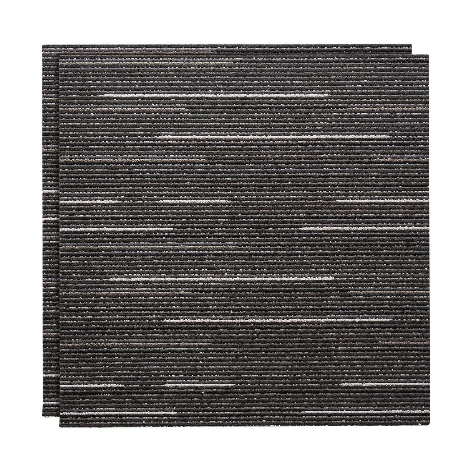 Carpet Tiles Reusable 610x610 mm, 24 PCS Modular Carpet Square Rug, Commercial Floor Soft Padded for Seamless V952-KCXFKDT2424I3DI15001V0