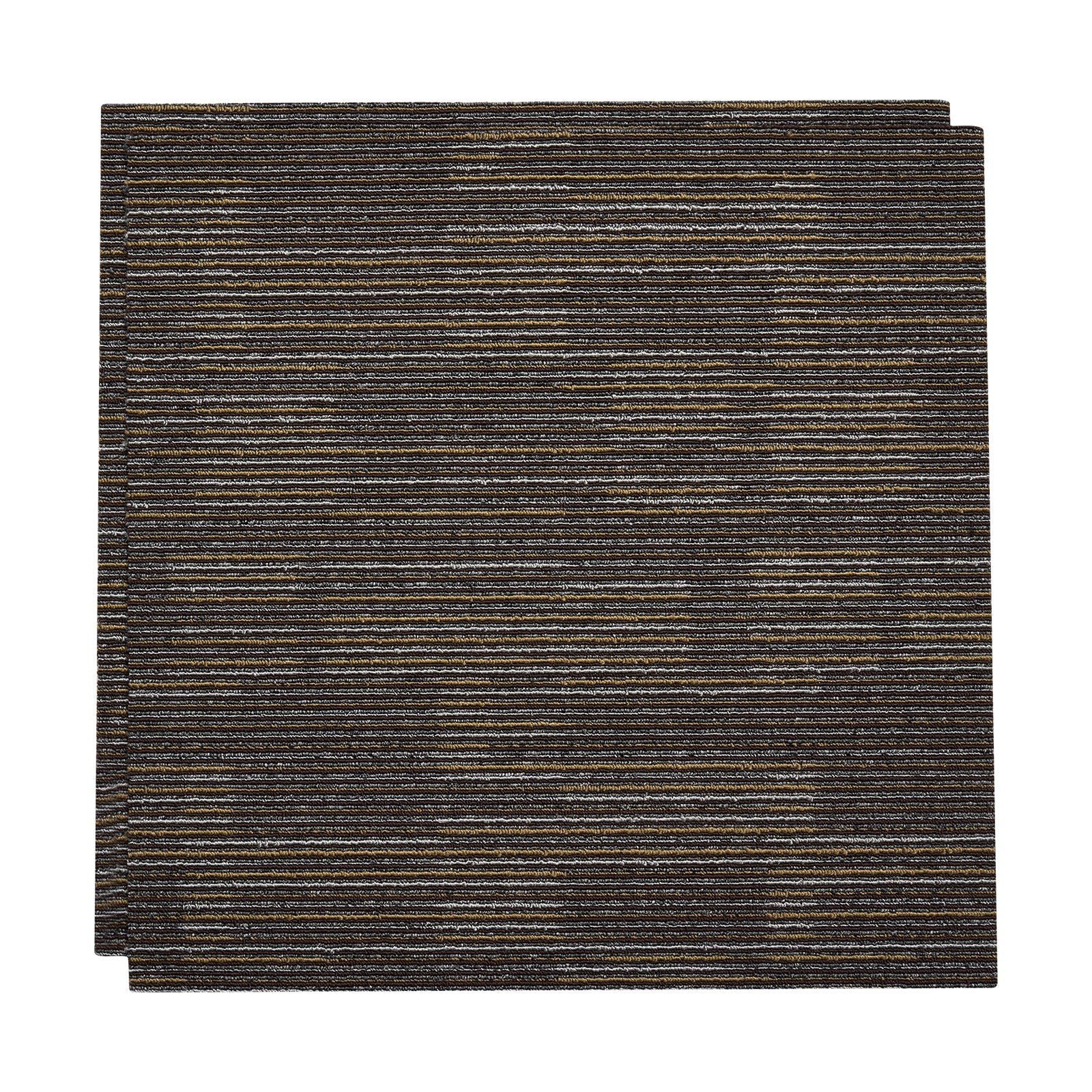 Carpet Tiles Reusable 610x610 mm, 24 PCS Modular Carpet Square Rug, Commercial Floor Soft Padded for Seamless V952-KCXFKDT2424IJ3ENO001V0
