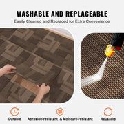 Carpet Tiles Reusable, 24"x 24"Carpet Squares With Padding Attached, Soft Padded Carpet Tiles, Easy Install V952-KCXFKDT2424YO1I6PV0