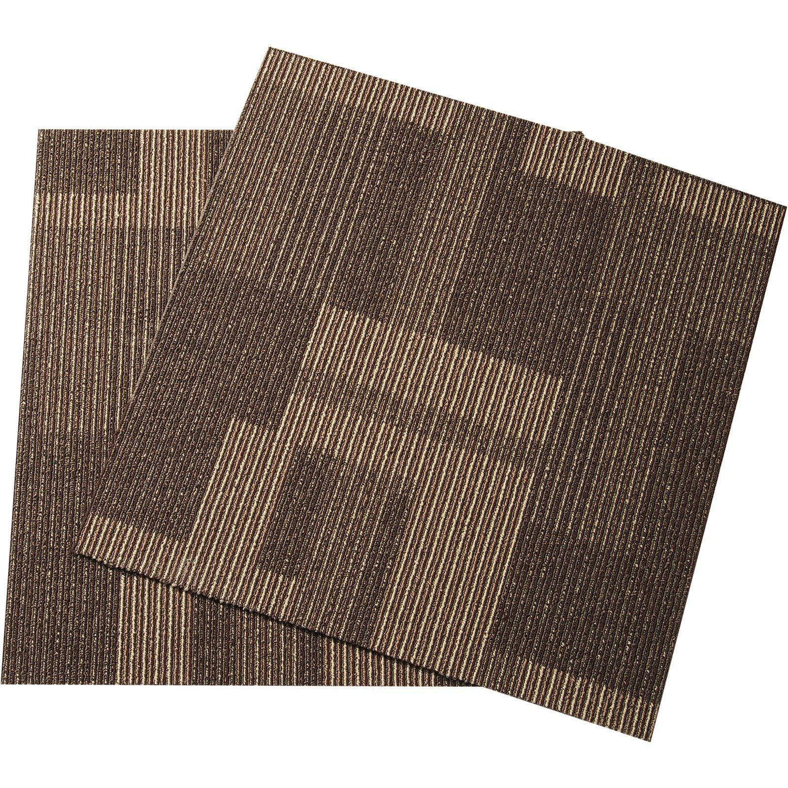 Carpet Tiles Reusable, 24"x 24"Carpet Squares With Padding Attached, Soft Padded Carpet Tiles, Easy Install V952-KCXFKDT2424YO1I6PV0