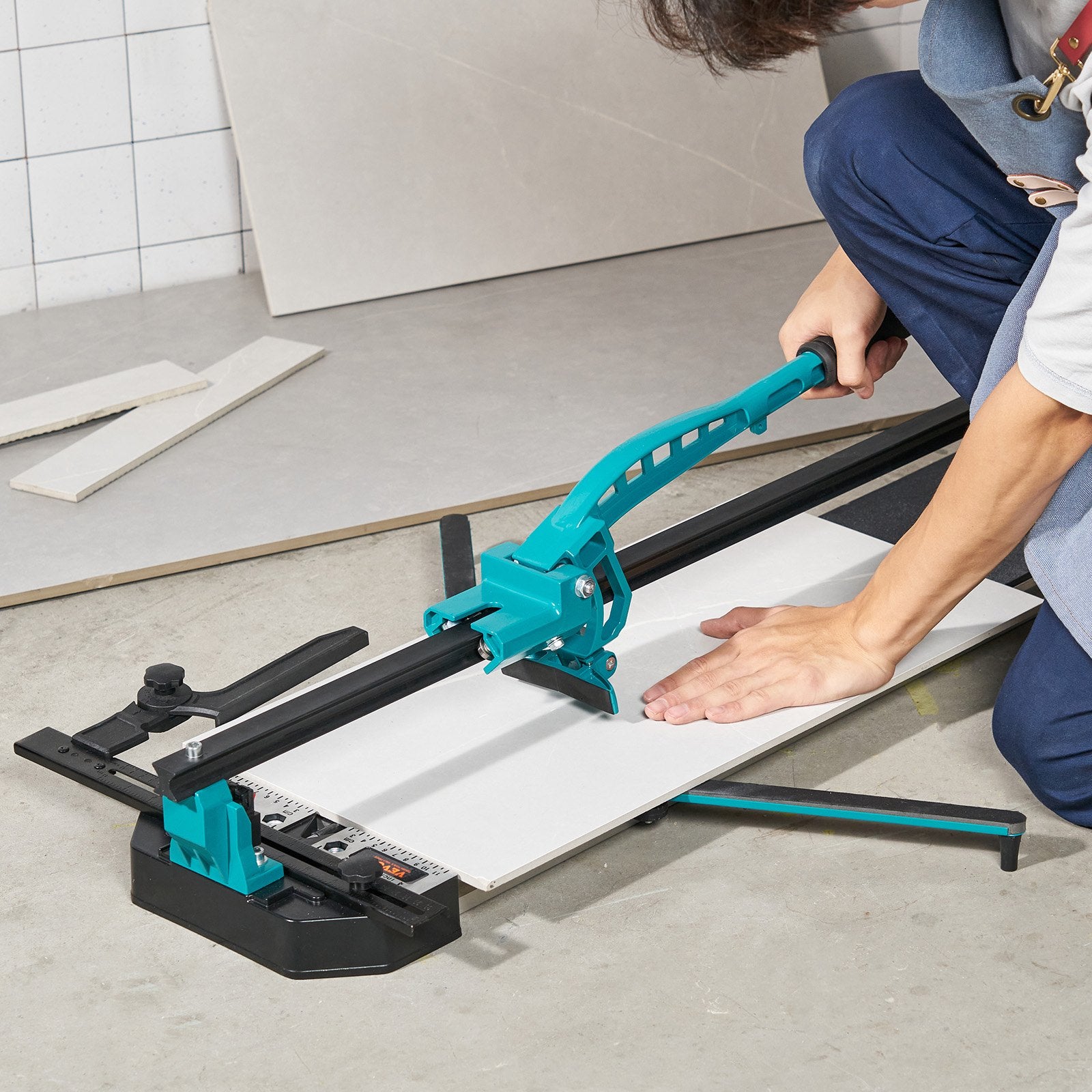 Manual Tile Cutter, 1000mm, Porcelain Ceramic Tile Cutter with Tungsten Carbide Cutting Wheel, Infrared V952-KCZQGJMDDIY109K53V0