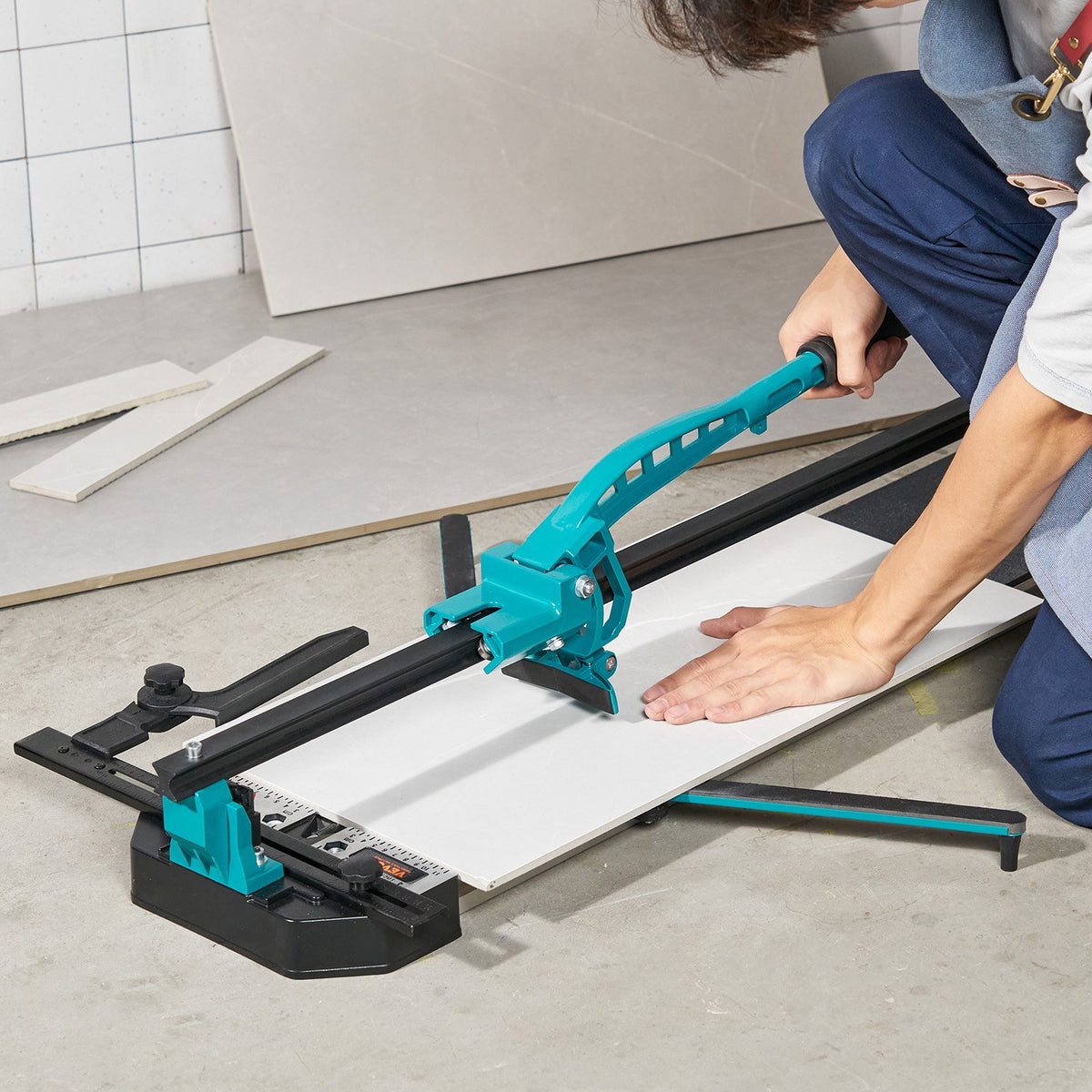 Manual Tile Cutter, 1000mm, Porcelain Ceramic Tile Cutter with Tungsten Carbide Cutting Wheel, Infrared V952-KCZQGJMDDIY109K53V0