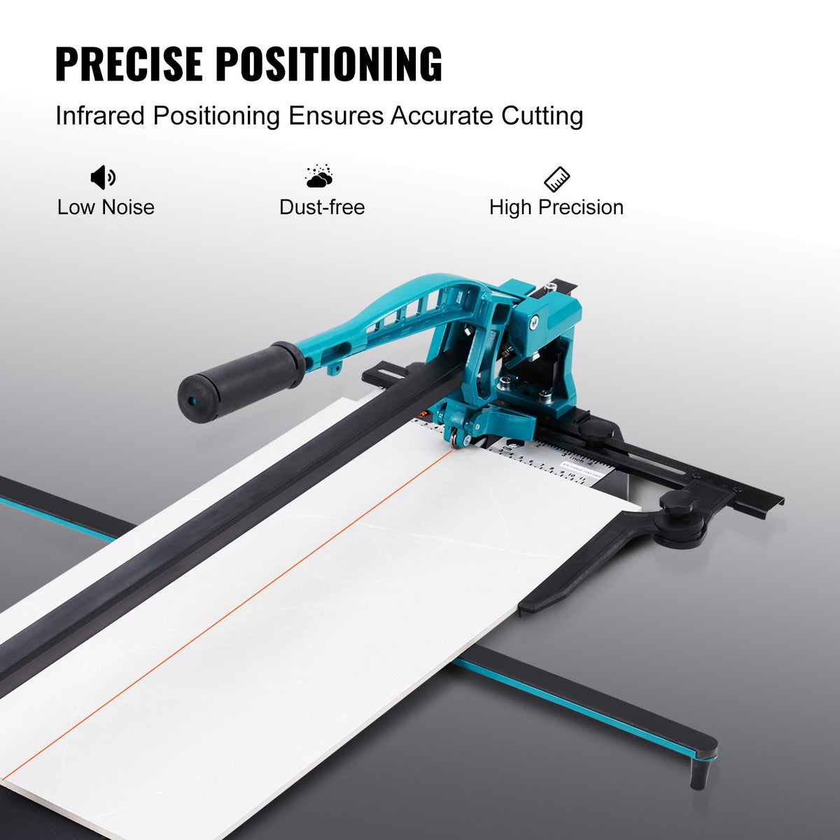 Manual Tile Cutter, 1200mm, Porcelain Ceramic Tile Cutter with Tungsten Carbide Cutting Wheel, Infrared V952-KCZQGJMDDIY12IXM7V0