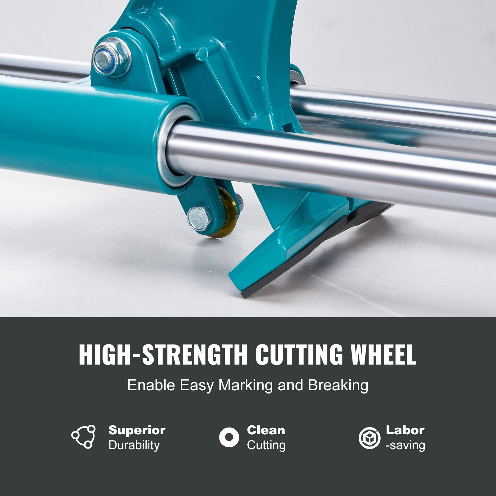 Manual Tile Cutter, 1200mm, Porcelain Ceramic Tile Cutter with Tungsten Carbide Cutting Wheel, Infrared V952-KCZQGJMSDIY1207LOV0