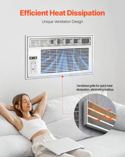 Air Conditioner Wall Sleeve 26 in with Exterior Grille Wall AC Sleeve V952-KDCJT26INCHDFWX63V0