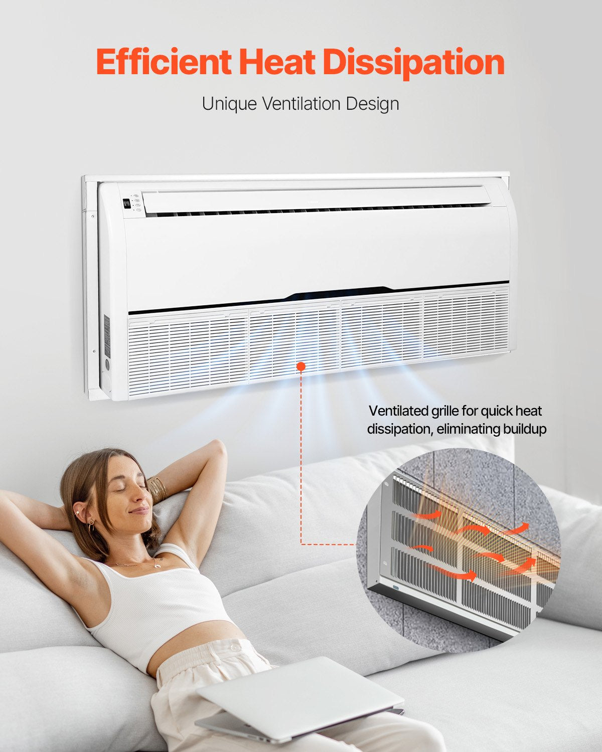 Air Conditioner Wall Sleeve 42 in with Exterior Grille Wall AC Sleeve V952-KDCJT42INCHD3IX7CV0