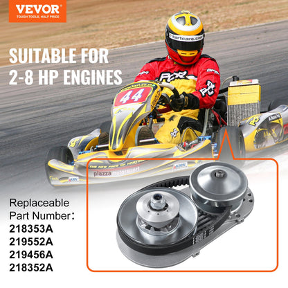 Drive Clutch, 2-8HP Engine, 2000 RPM High-Strength Drive Clutch with Asymmetric Designed Wheels & Robust V952-KDCLHQXLCLBJQQZAXV0