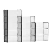 Shoe Storage Boxes, 12 Pack Stackable Shoe Boxes Storage Organizers, Fit up to US Size 11, Plastic Modular V952-KDDBTMKKXHQKKM6V2001V0