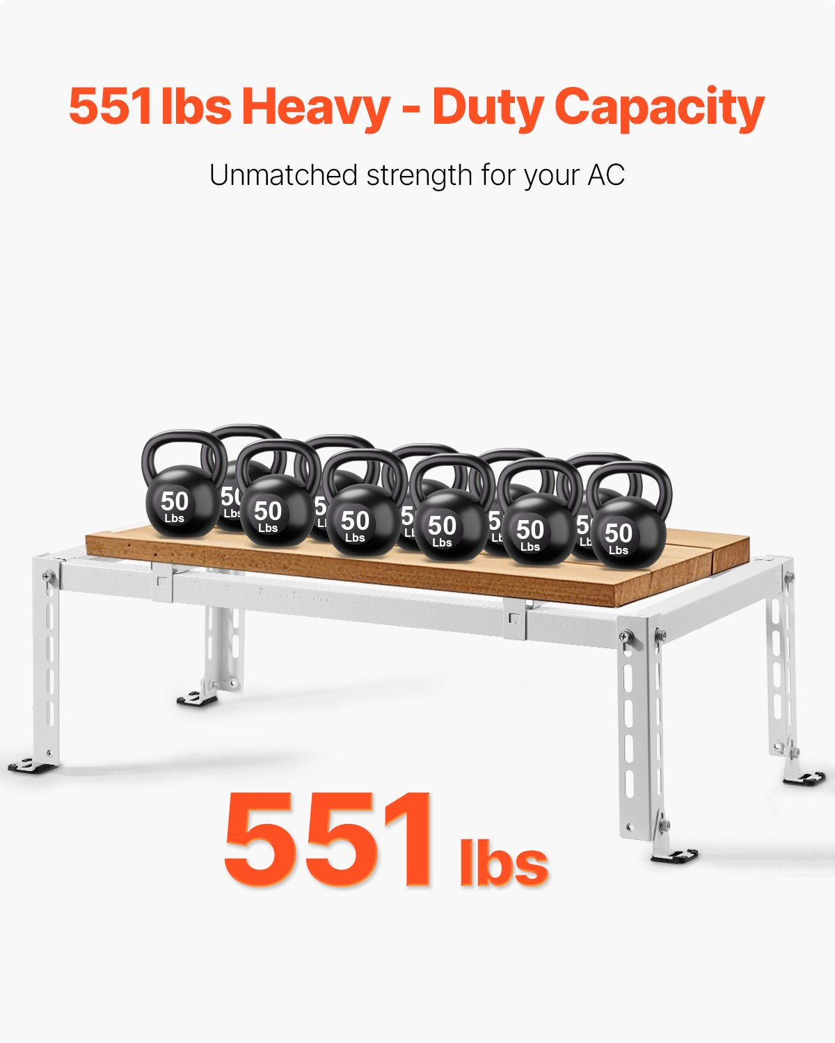 Mini Split Ground Stand Adjustable Anti Vibration for 9000-24000 BTU V952-KDDMZJDCZJ902FSYIV0