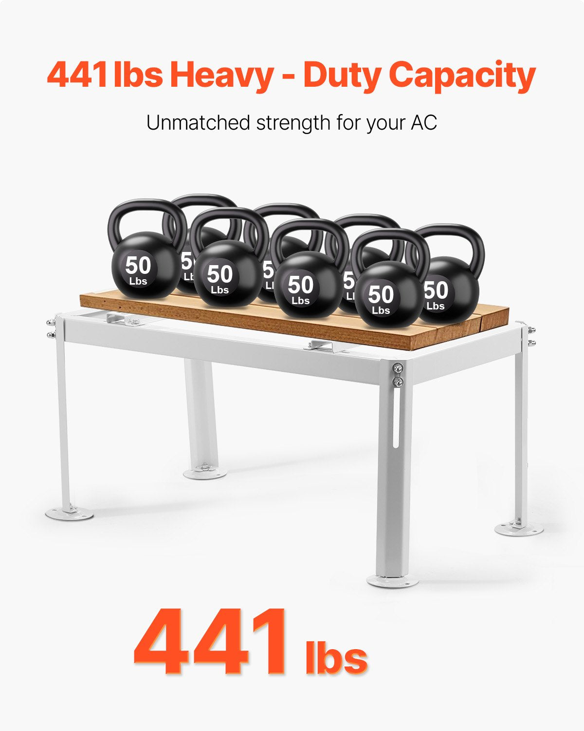 Mini Split Ground Stand Adjustable for 9000-24000 BTU 200kg Load V952-KDDMZJDCZJ90CZ0JYV0
