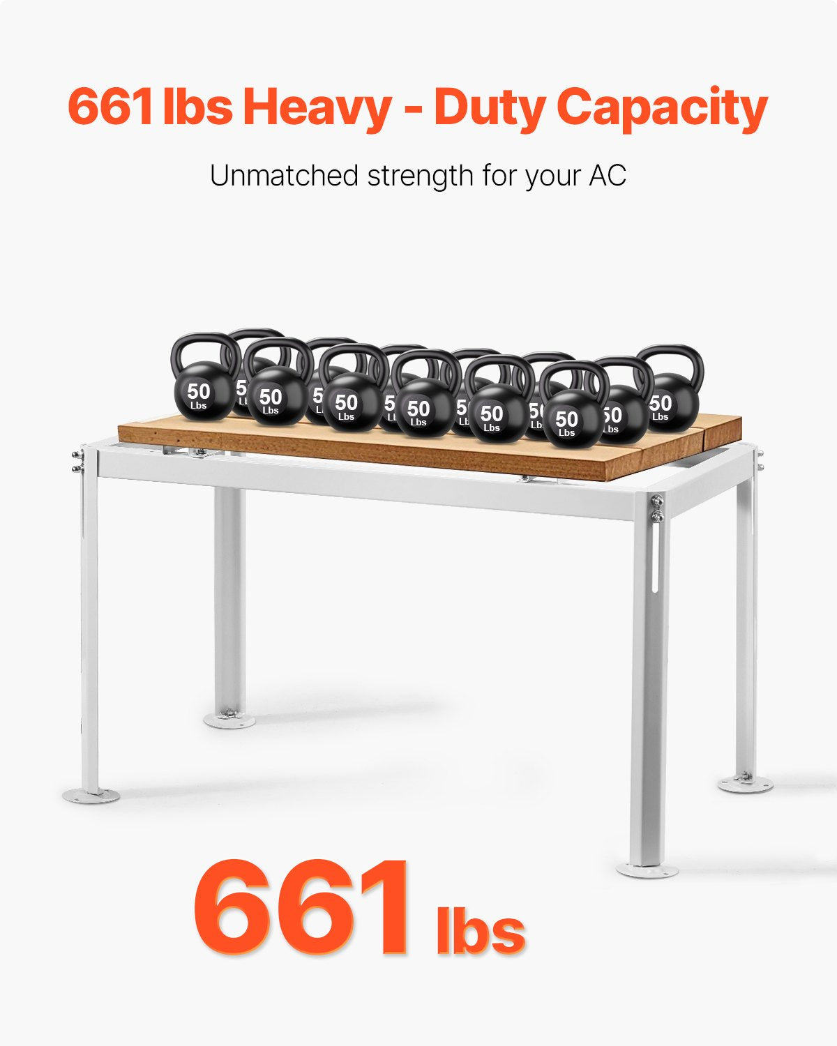 Mini Split Ground Stand Adjustable Anti Vibration for 9000-36000 BTU V952-KDDMZJDCZJ90UOZA1V0