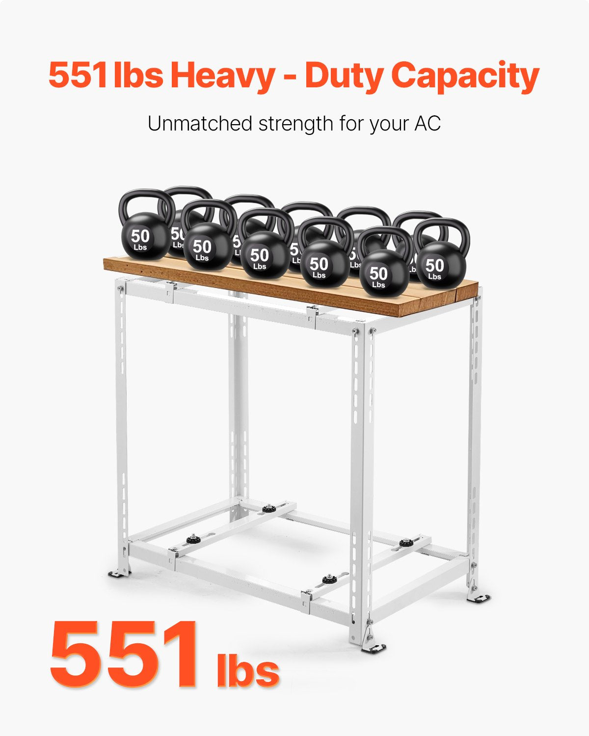 Mini Split Ground Stand, Anti-Vibration Mini Split Stand for 9000-18000 BTU Ductless Air Conditioner Heat V952-KDDMZJSCZJ9022BS6V0