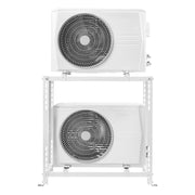 Mini Split Ground Stand, Anti-Vibration Mini Split Stand for 9000-18000 BTU Ductless Air Conditioner Heat V952-KDDMZJSCZJ9022BS6V0