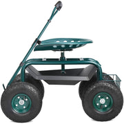 Garden Cart Rolling Workseat with Wheels, Gardening Stool for Planting, 360 Degree Swivel Seat, Wagon Scooter V952-KDJQXKQX0000M1EWPV0