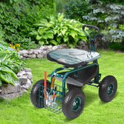 Garden Cart Rolling Workseat with Wheels, Gardening Stool for Planting, 360 Degree Swivel Seat, Wagon Scooter V952-KDJQXKQX0000M1EWPV0