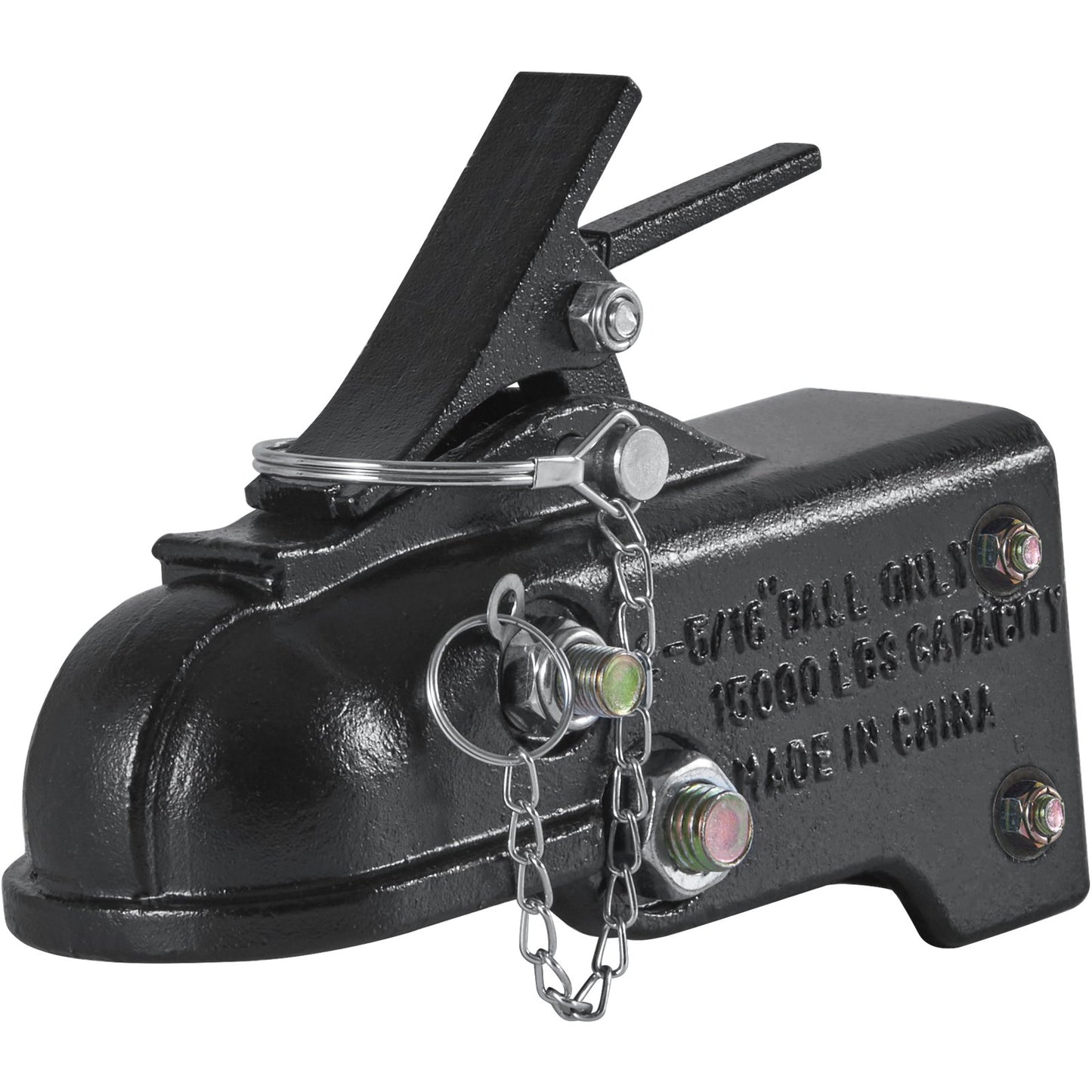 Adjustable Trailer Coupler, 2-5/16" Hitch Ball, 15000 lbs Capacity, Heavy Duty Cast Channel-Mount Coupler V952-KDJXTCOHQDZ2OQEGOV0