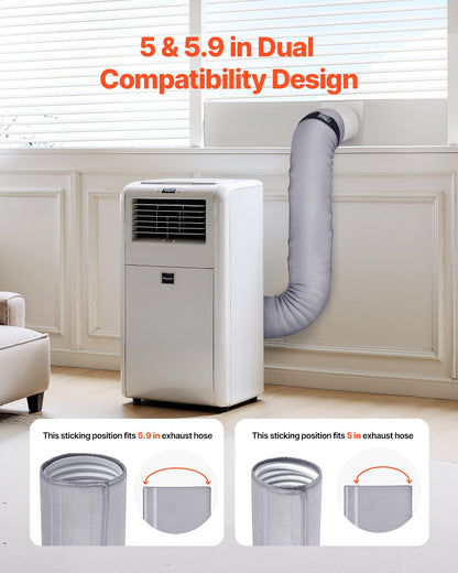 Air Conditioner Hose Cover Wrap Portable AC Insulated Exhaust Hose Sleeve V952-KDRGTMST1JT6D7TPDV0
