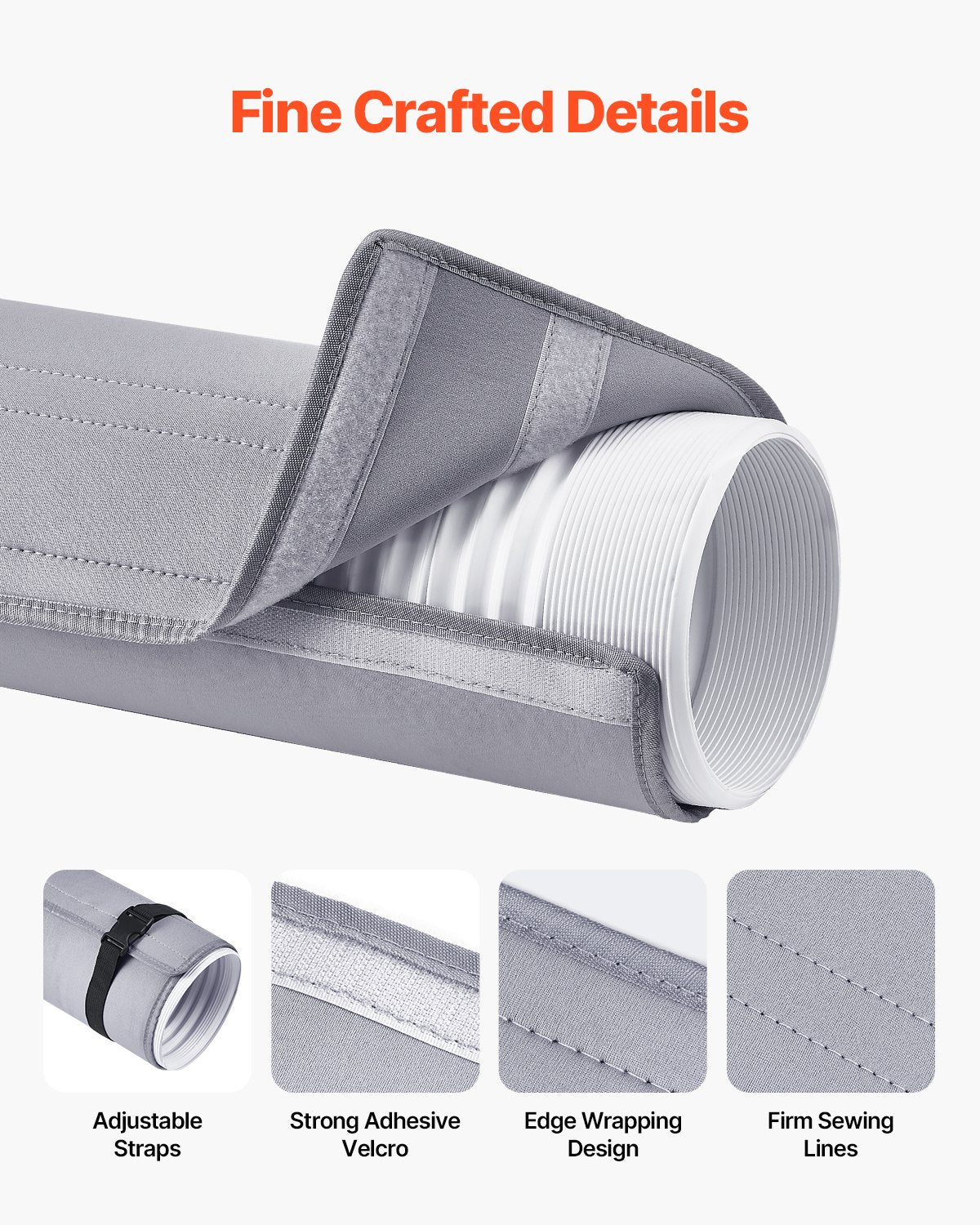 Air Conditioner Hose Cover Wrap Portable AC Insulated Exhaust Hose Sleeve V952-KDRGTMST1JT6D7TPDV0