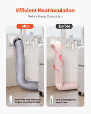 Air Conditioner Hose Cover Wrap Portable AC Insulated Exhaust Hose Sleeve V952-KDRGTMST1JT6D7TPDV0