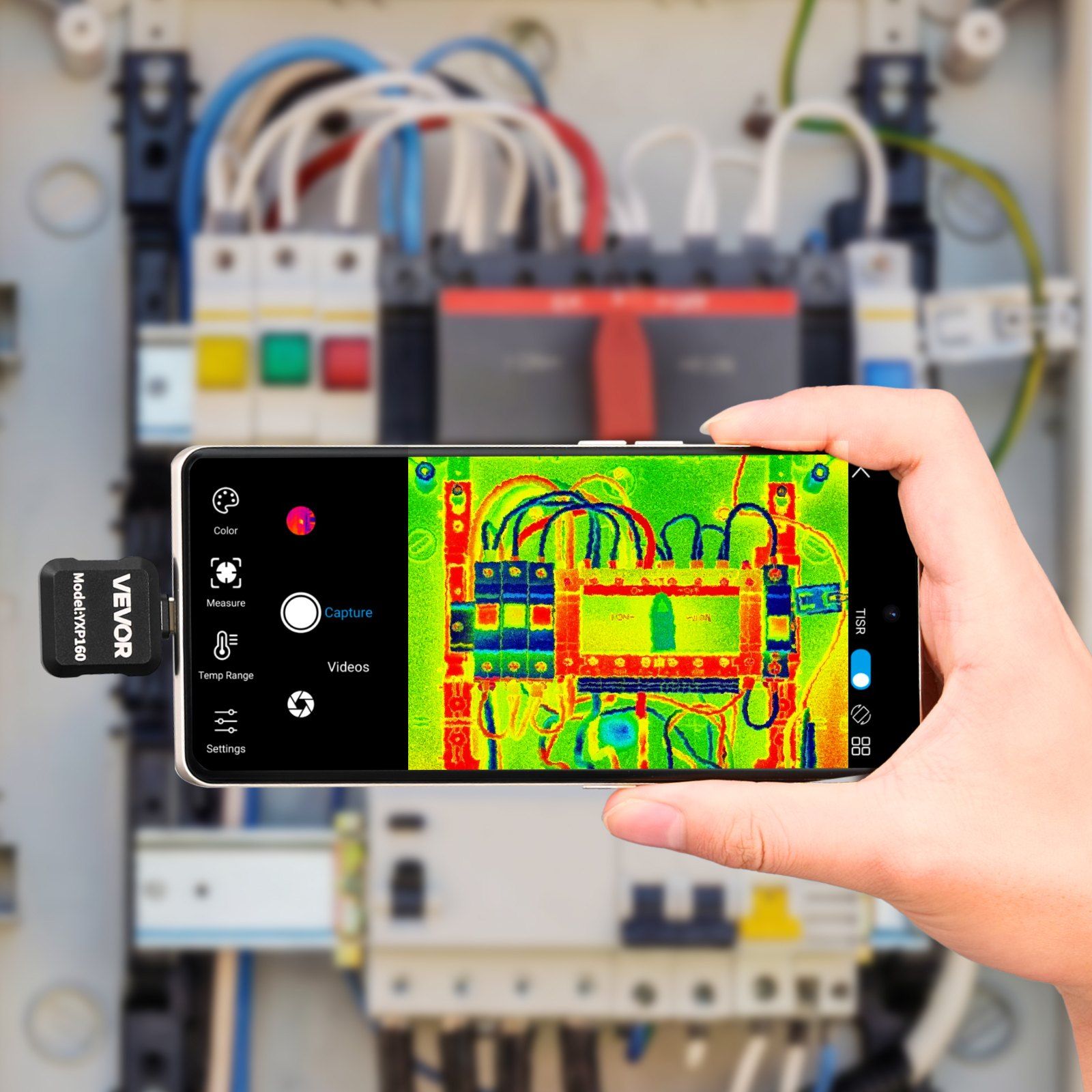 Thermal Imaging Camera for Android, 320 x 240 TISR Super Resolution, 25HZ Refresh Rate Infrared Thermal V952-KDSRCXY1601287R81001V9