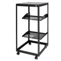 20U Open Frame Server Rack, 15''-40'' Adjustable Depth, Free Standing or Wall Mount Network Server Rack, 4 V952-KFSJJH20U2340PHVWV0