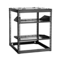 12U Open Frame Network Rack, 585 mm Depth, Wall Mounted or Floor Standing Server Rack, Heavy Duty 4 Post, V952-KFSJJHS12UW2JXGBZ001V0