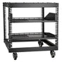 9U Open Frame Server Rack, 584.2 to 1016 mm Adjustable Depth, Free Standing or Wall Mount Network Server Rack V952-KFSJJHS9UJL25B27FV0