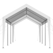 Carport Car Canopy 10 x 20 FT Heavy Duty Portable Car Shelter Tent White V952-KFSJSQCCKBS8QFX1I001V0